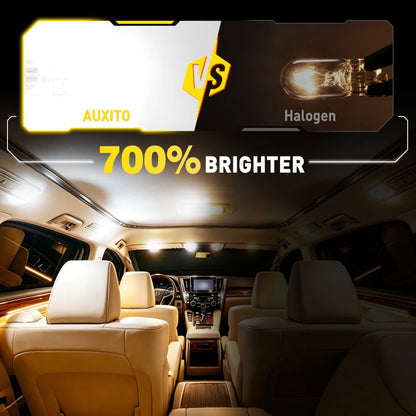 Auxito 2PCS Canbus No Error T10 W5W Bulb Interior