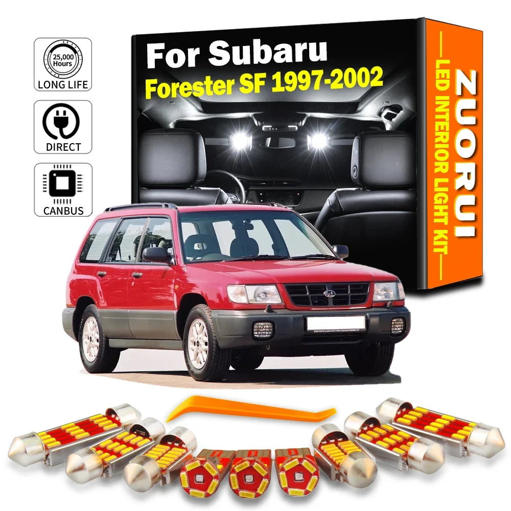 For Subaru Forester Sf 1997 1998 Zuorui 8PCS Interior Reading