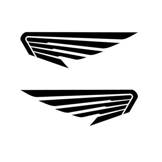 Sticker 2X Angel Wings Bird Feather Fashion Pvc Decal