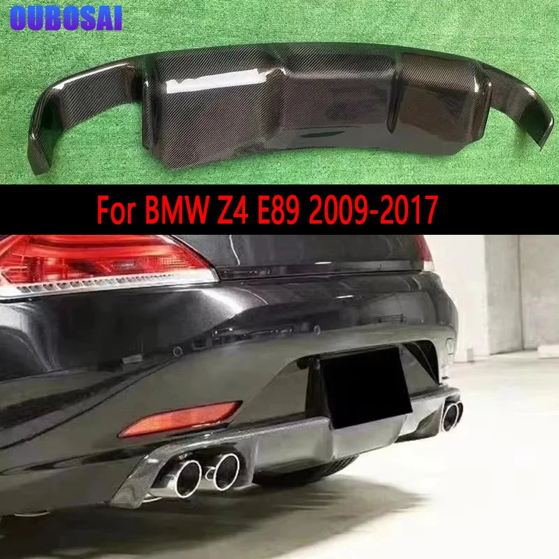 For BMW Z4 E89 2009-2017 Carbon Fiber Rear Bumper Diffuser