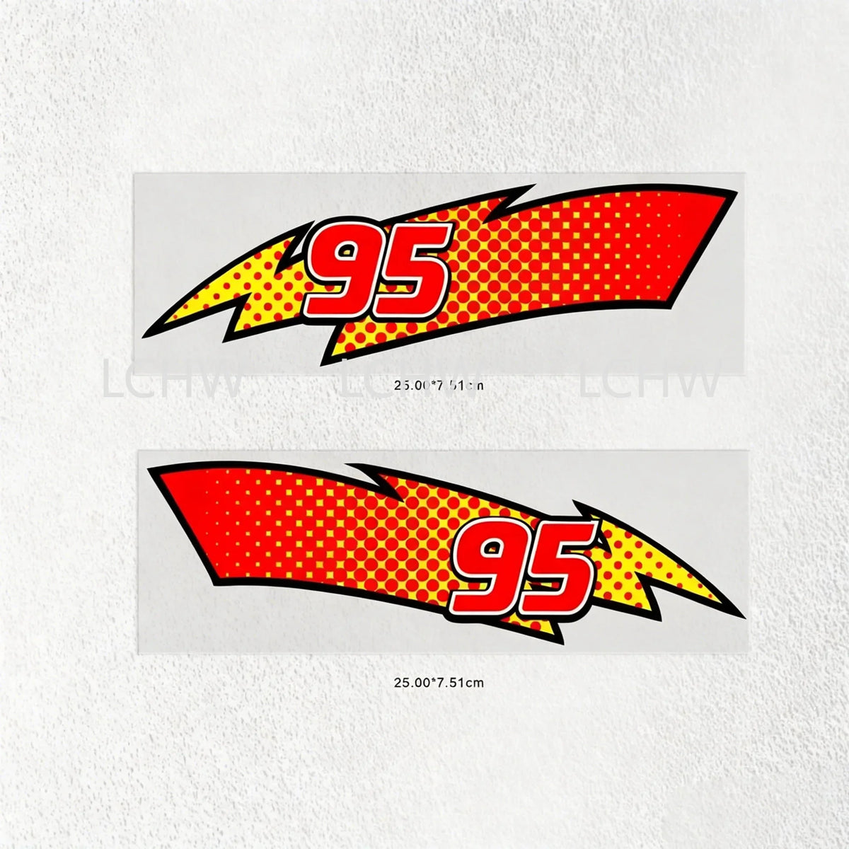For Lightning 95 Piston Cup Modified Motorcycle Sticker Vinyl