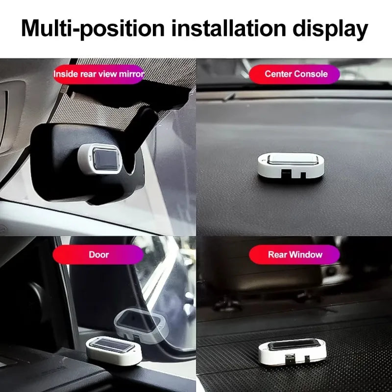 Solar Powered Simulated Dummy Alarm Fake Security Wireless
