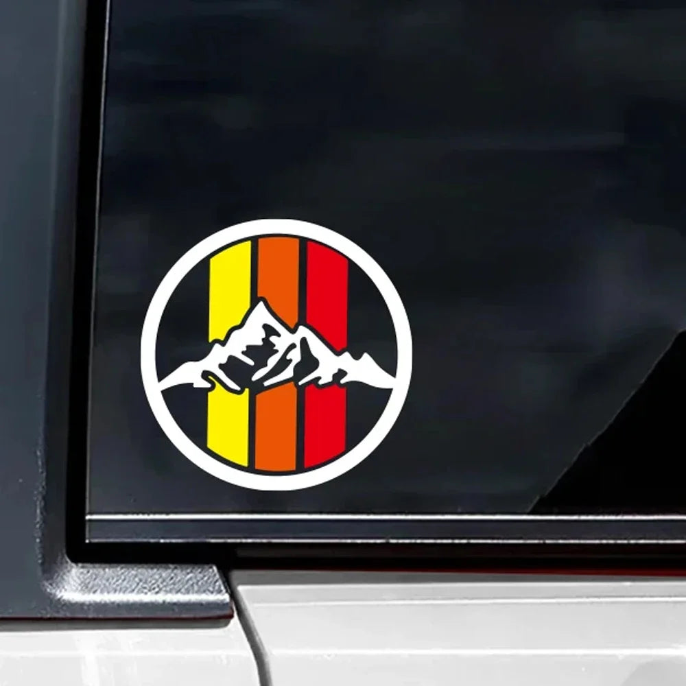 For 4RUNNER Tacoma Tundra Off Road Stickers Trio Color Retro