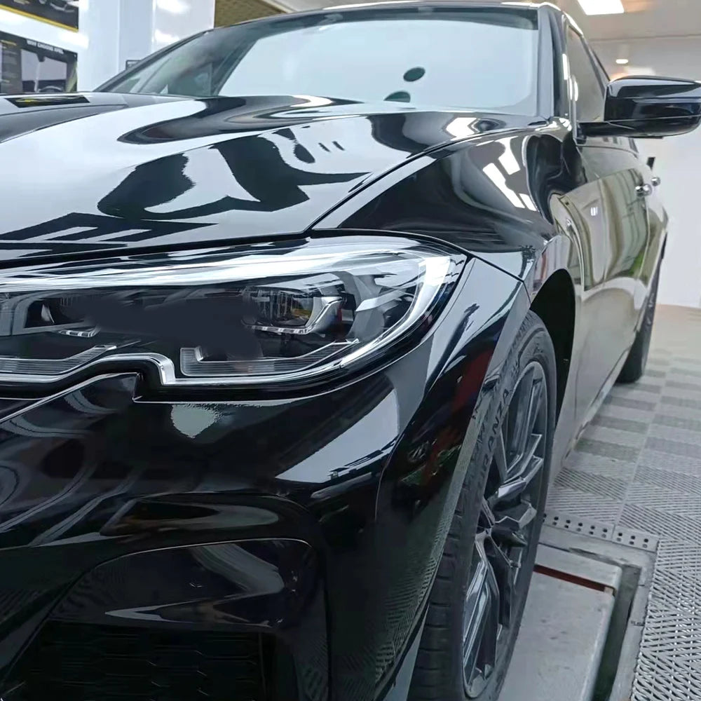 For Auto Motorcycle Body Stickers Glossy Black Sticker