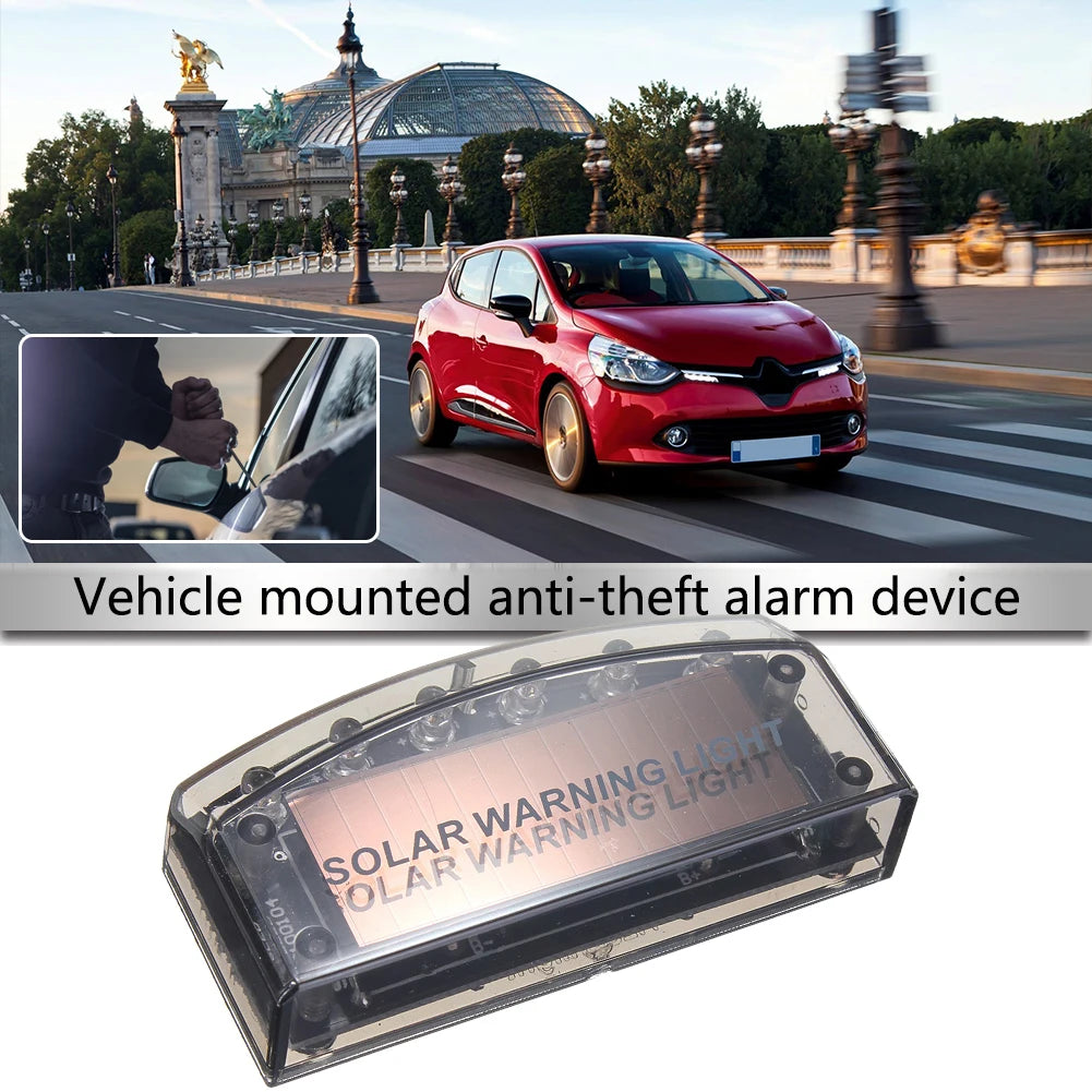 Alarm Warning Solar Powered anti-theft Simulated Dummy Caution