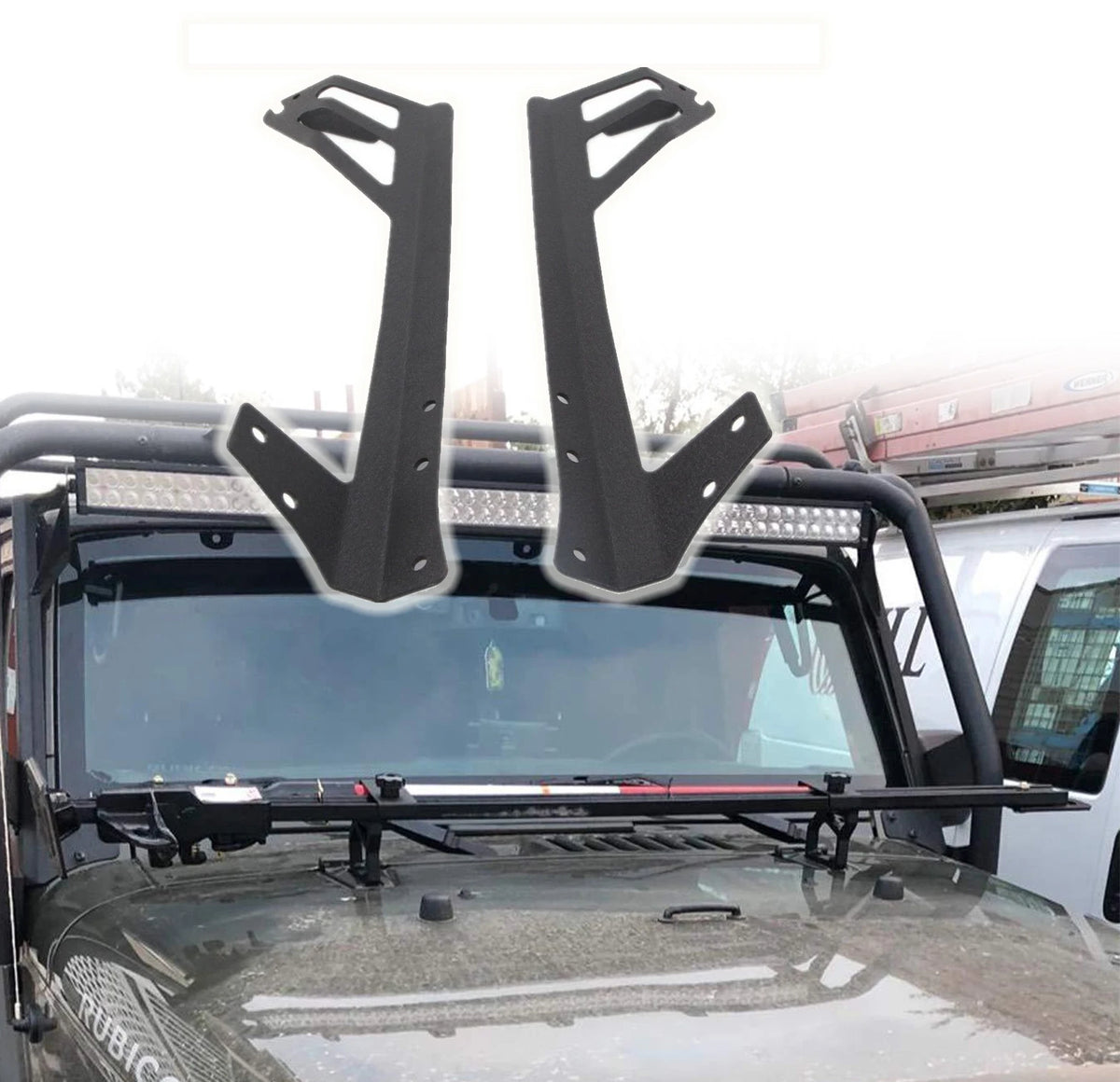 For LED Offroad Light Bar 2PCS 50inch Windshield Mounting