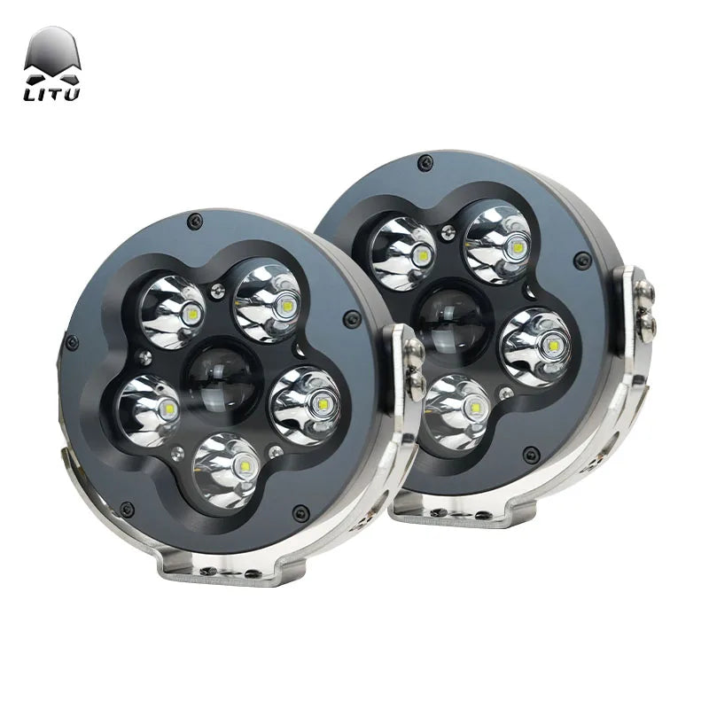 Inch 2PCS Work Pods Spot Beam Driving Drl 120W