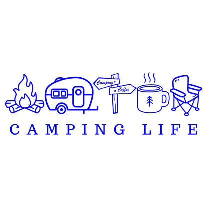 For Camper Camping Life Stickers Van Motorhome SUV Outdoor