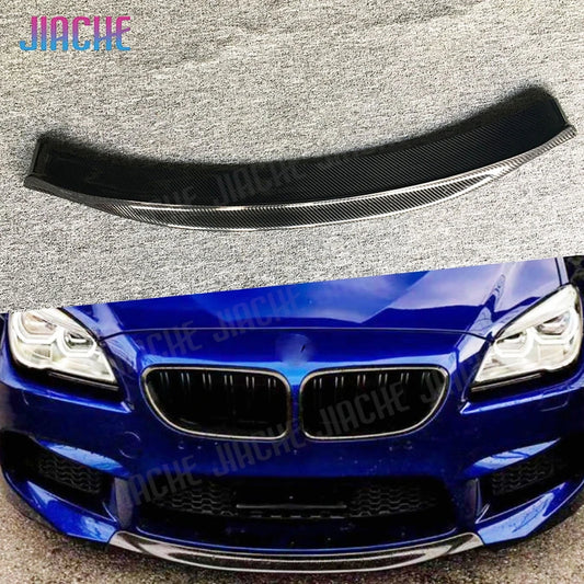 For BMW 6 Series F06 F12 Dry Carbon Fiber Front Bumper Lip