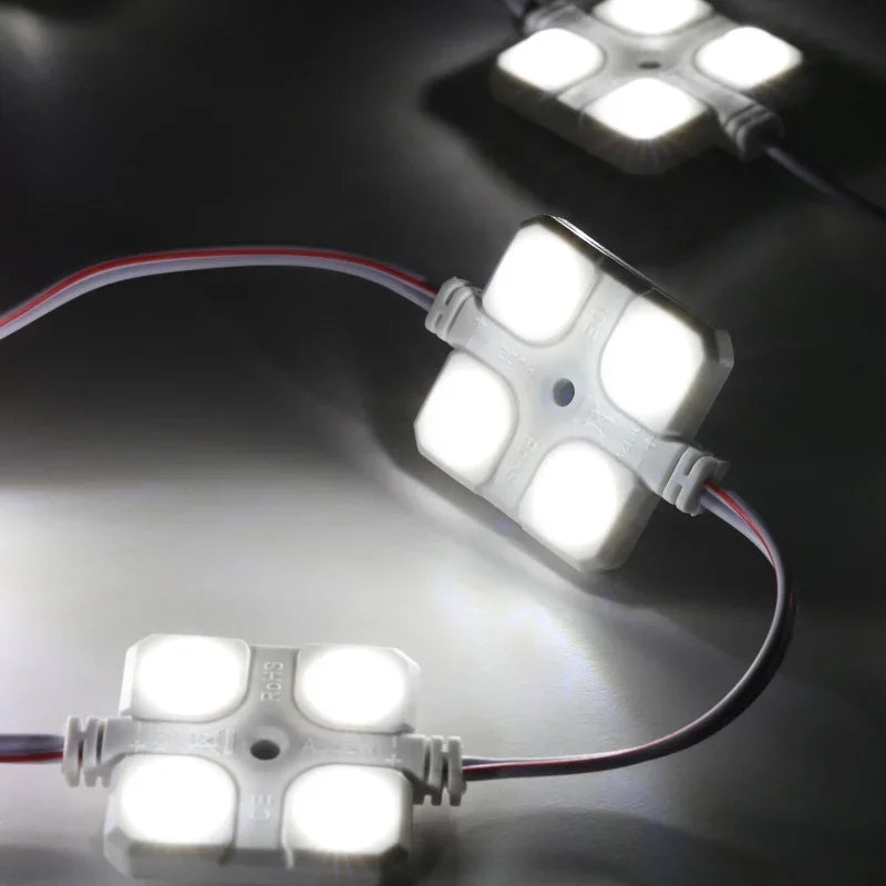 For Rv Boat Trailer Pickup DC12V 10X4 Leds Truck Bed White
