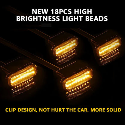 For Ford Ranger 18 LED Front Grille Daytime Running Wheel