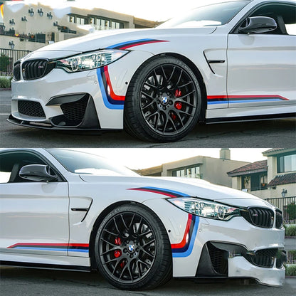 For BMW E36 E46 E60 E90 Pair Waist Line Stripe Headlight Sticker