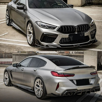 For BMW 8 Series F91 F92 Jchey Dry Carbon Fiber Front Spoiler