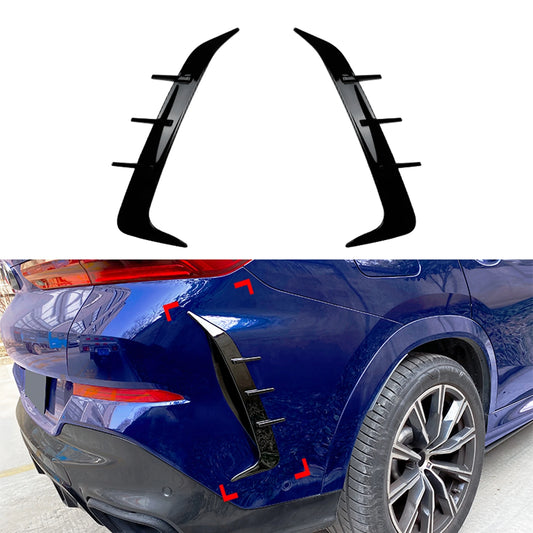 For 2019-2024 BMW X6 G06 M Sport Rear Bumper Side Air Vent Trim