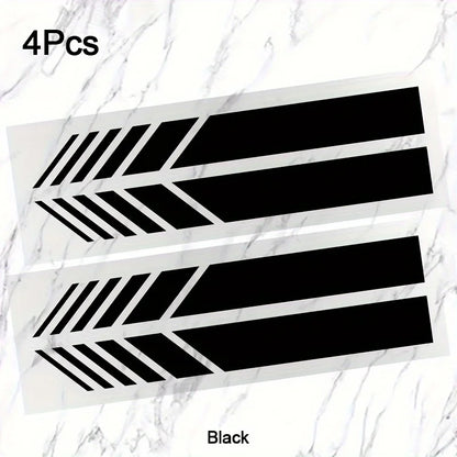 Classic Jdm Reflective Stripes Vinyl Decal Kit 4PCS self-adhesive