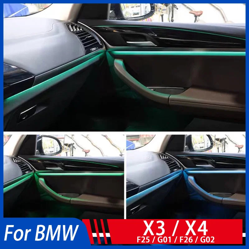 For BMW F25 G01 F26 G02 X3 X4 11colors Ambient Strip Tuning