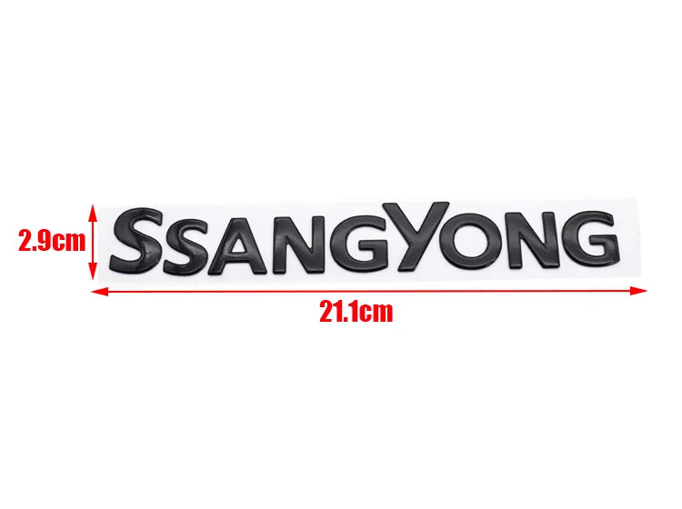 For Korando Rexton Tivoli Kyron 1PC 3D Ssangyong Front Rear