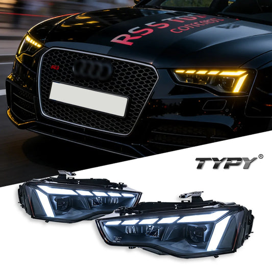 For Audi A5 Headlight 2012-2016 A5L Typy Headlight Head Drl