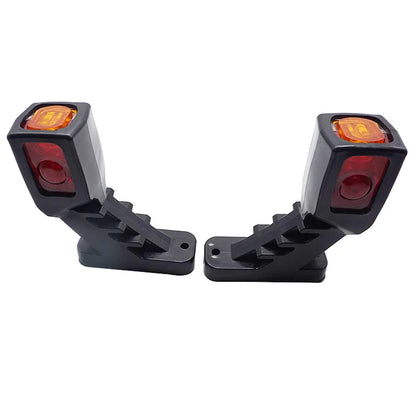 For Trailer 2PCS 3faces White Red Yellow 12 24V Side Marker