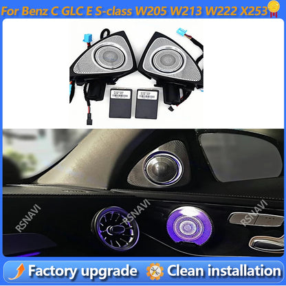 For Mercedes Benz C Glc E Colors 3D Rotating Tweeter s-class