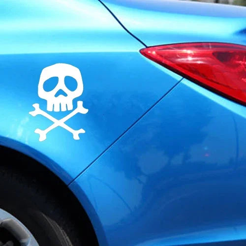 Personality Sticker Captain Harlock Space Pirate Skull Decal Kk