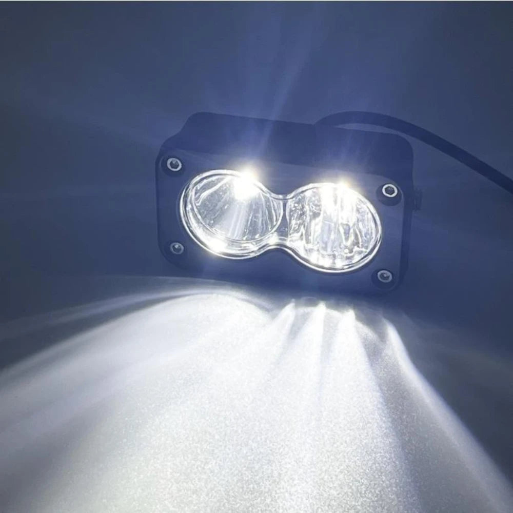 For Pickup Motorcycle Spotlight Inch White Yellow Pod Driving