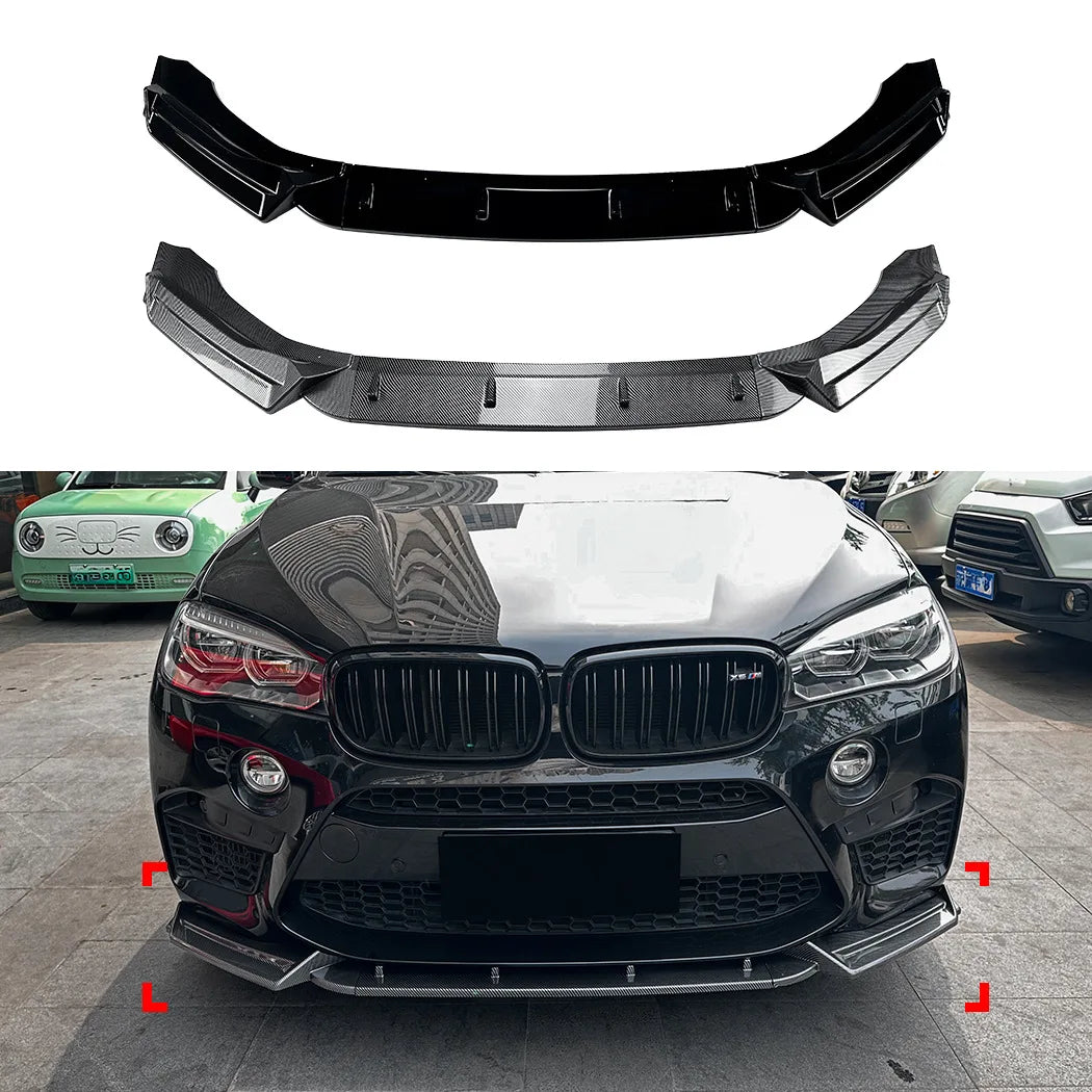 For BMW X5M F85 X6M F86 Front Bumper Shovel Lower Lip Splitter
