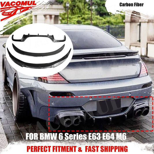 For BMW 6 Series E63 E64 Vacomul M6 2006-2010 Carbon Fiber Front