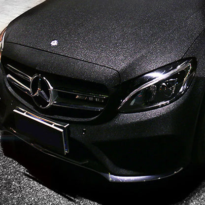Black Frost Glitter Diamond Vinyl Film Matt Sticker Bubble