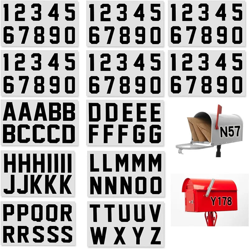 For Pre-Spaced Waterproof Capital Letter Stick 120 Reflective
