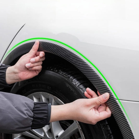 Wheel Eyebrow anti-collision Strip Carbon Fiber Pattern Wide