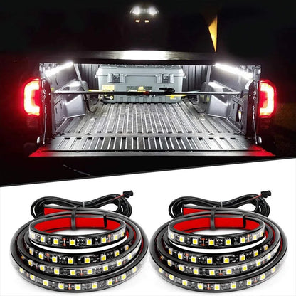 For Pickups 12V Waterproof Strip Truck Cargo Bed Bar Kit Switch