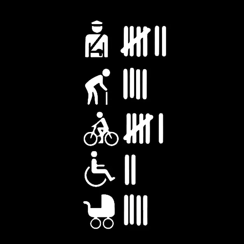 18CM Motorcycle Sticker Stroke List Tally Tuning Sunscreen