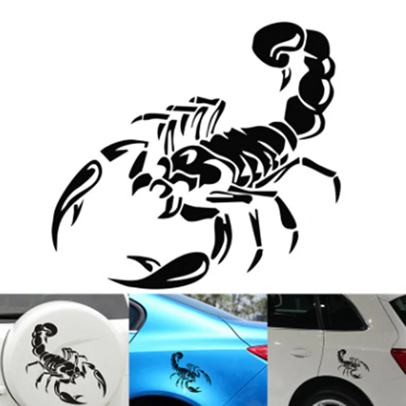 Personality Scorpion Sticker 3D Stickers Waterproof Sunscreen