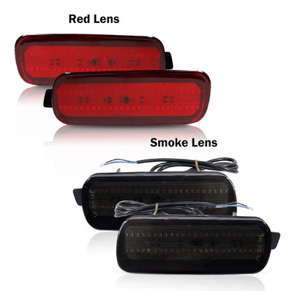 For Honda CR-V 2002 2003 2004 Red Rear Bumper Reflectors Tail