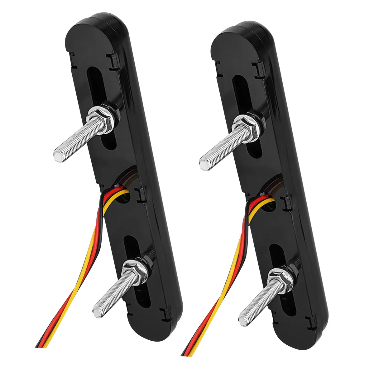 For Heavy 2PCS Set Tail Flowing Turn Signal Drl Trucks Motorcycle