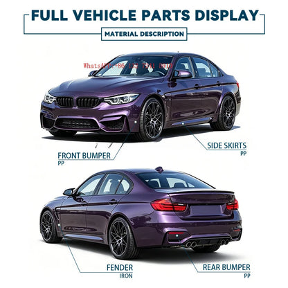 For 3 Series Style Pp Materials Hongshengauto Parts F80 Bodykit