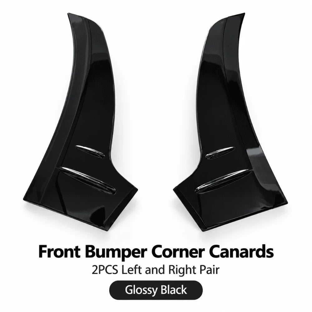 For BMW 3 Series F30 F35 Front Bumper Corner Canards Mt Design