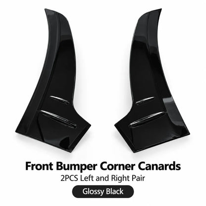 For BMW 3 Series F30 F35 Front Bumper Corner Canards Mt Design
