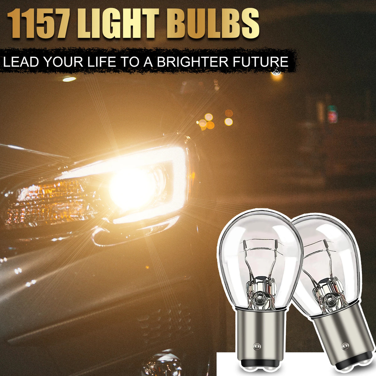 For Marker Tail Running Parking 10PCS 12V 1157 Bulb Brake Bulbs
