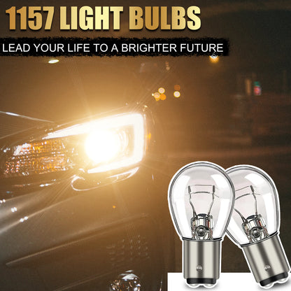 For Marker Tail Running Parking 10PCS 12V 1157 Bulb Brake Bulbs