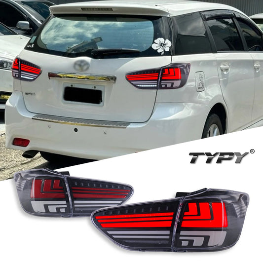 For Toyota Wish Taillight 2009-2015 Upgrade Typy Modified Drl