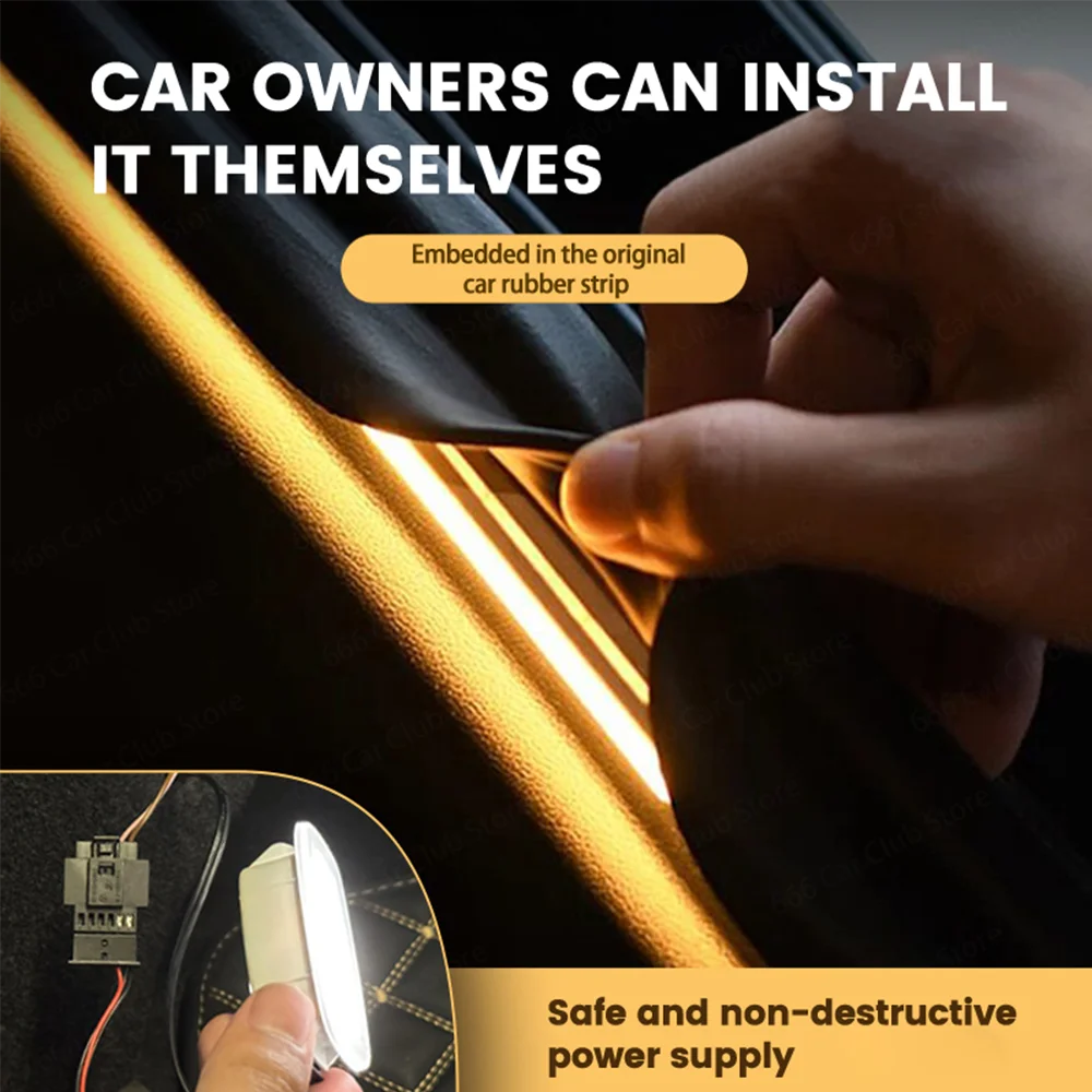 For Mercedes-Benz Trunk Flowing Light Whie 4.05 Meters