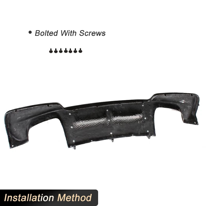 For BMW 1 Series E82 1M Rear Bumper Diffuser Lip Spoiler 2011