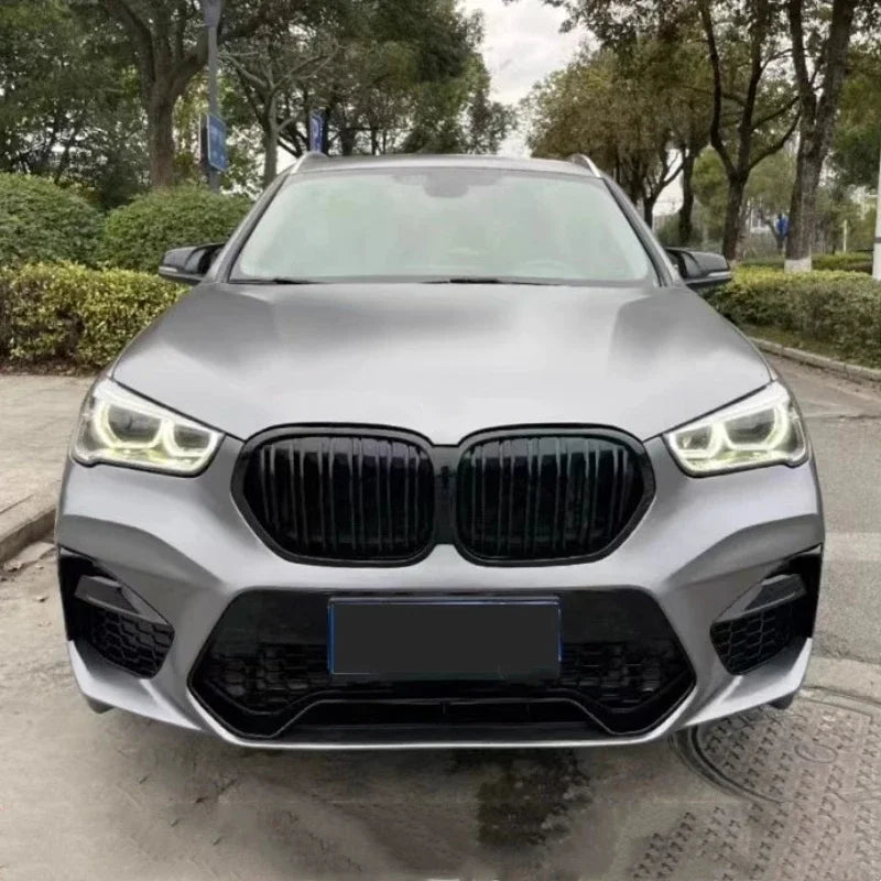 For BMW X1 F48 F49 16-19 Front Rear Bumper Tail Throat Grille