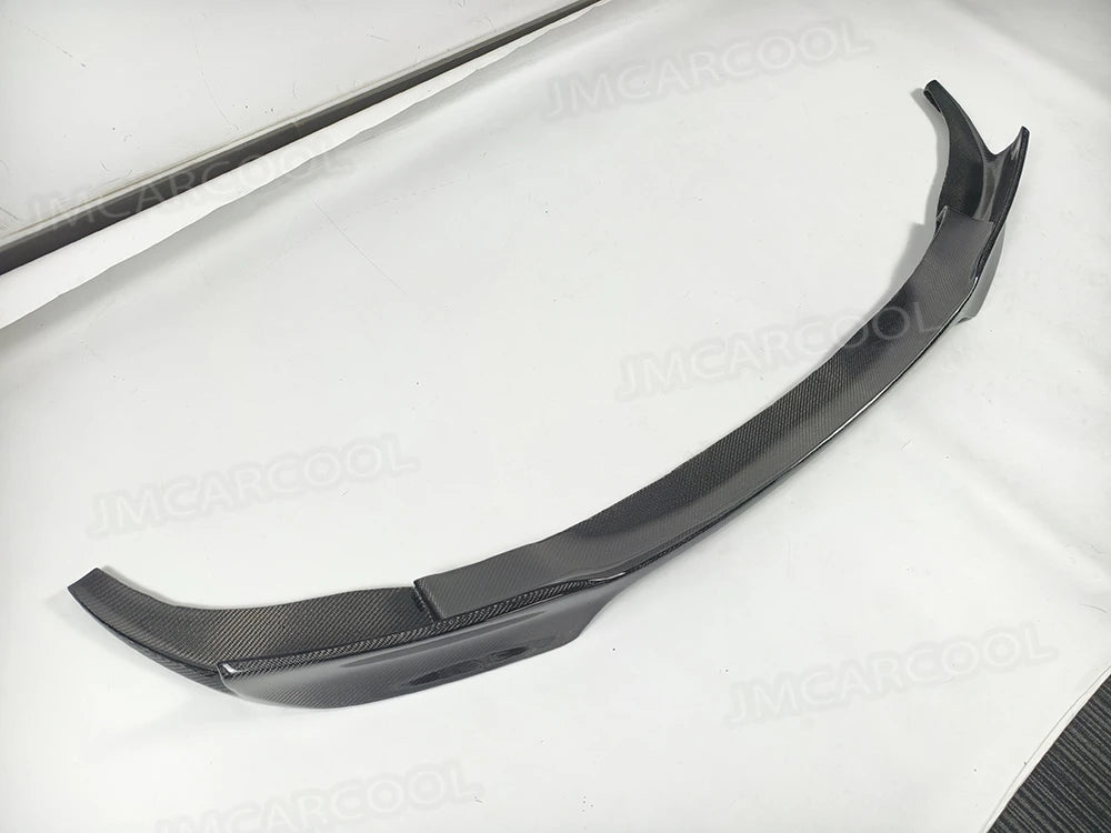 For BMW 5 Series F10 M5 2PCS Carbon Fiber Front Lip Spoiler