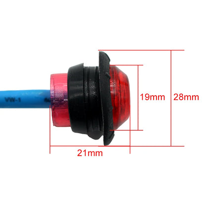 Mount Rear Side Marker Indicator Trucks Traile Cab Boats