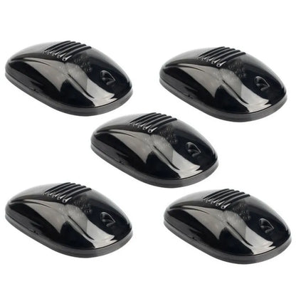 5PCS Cab Roof Marker Running Black Smoked Lens Bulbs