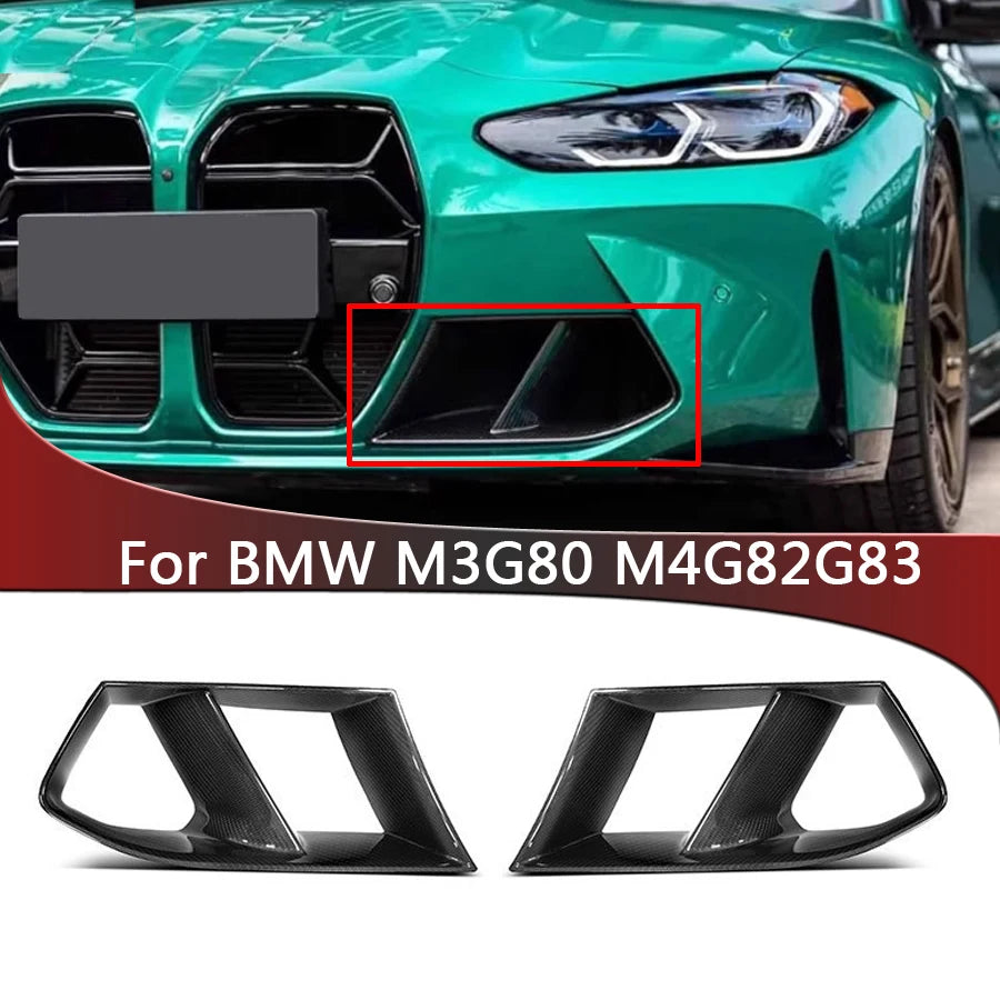 For BMW M3 G80 M4 G82 G83 Series Front Bumper Vent Carbon Fiber