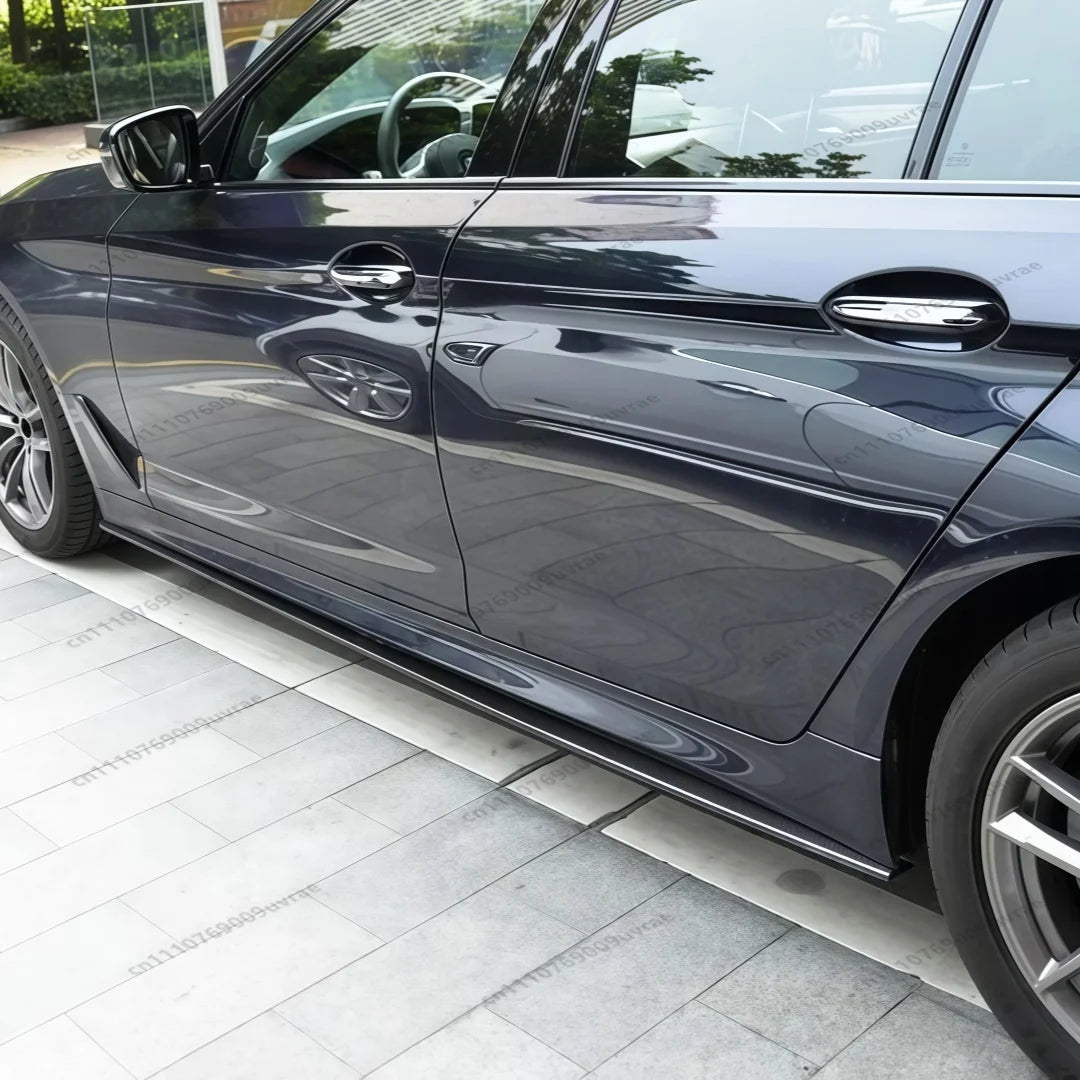 For BMW 5 Series G30 G31 M Performance Gloss Black Side Skirt